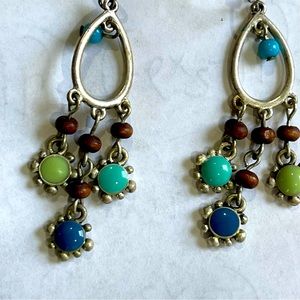 Hanging earrings